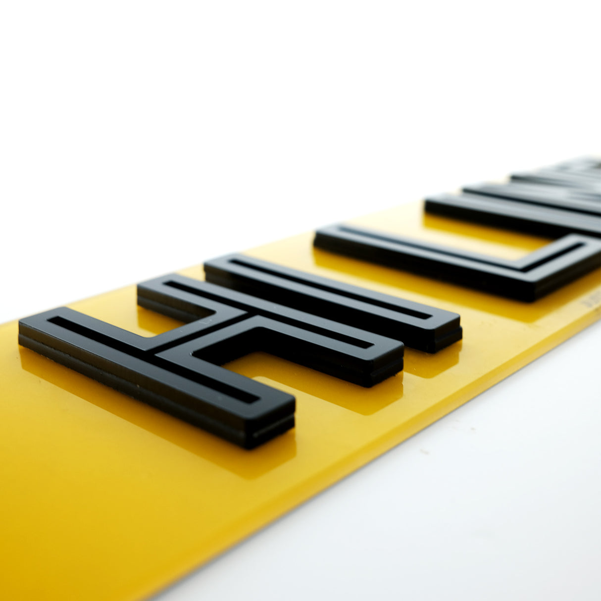 4D HiLine Number Plates