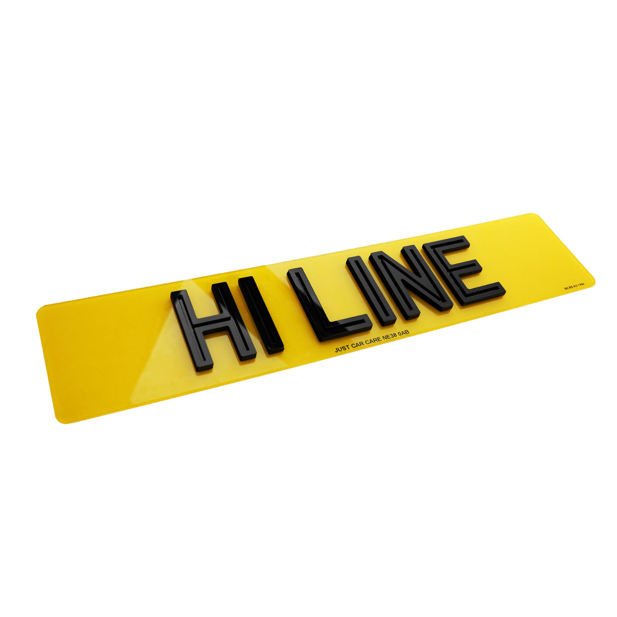 4D Highline Number Plates