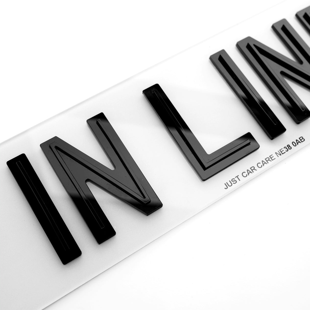 4D InLine Number Plates