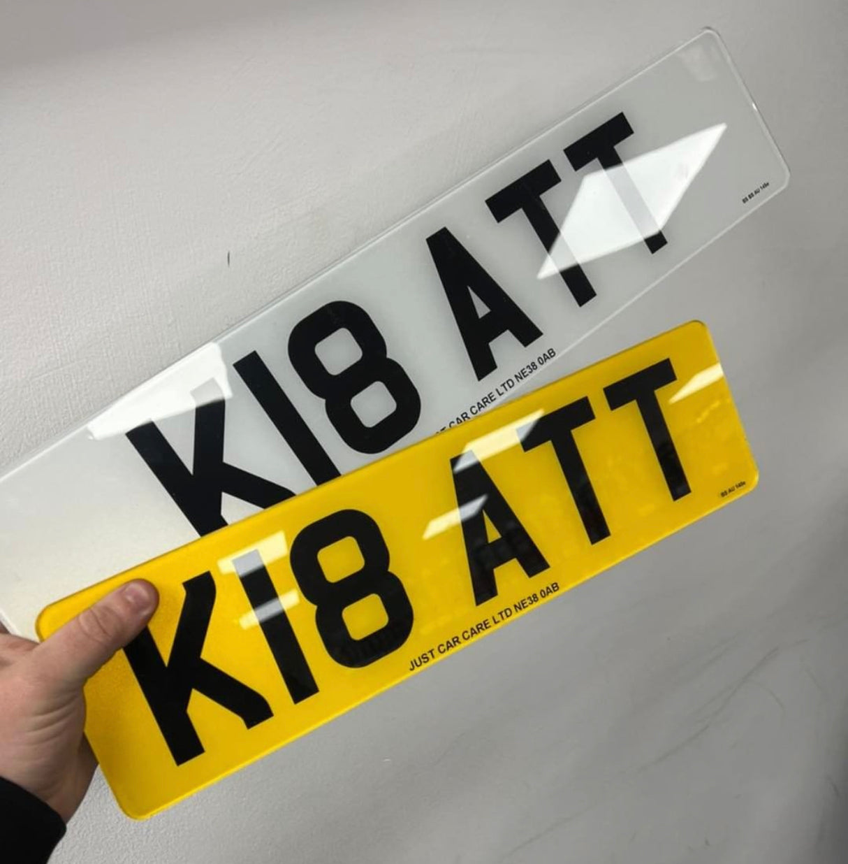 Printed Number Plates
