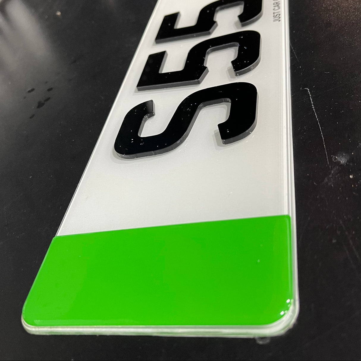 Electric Car Number Plate (EV)