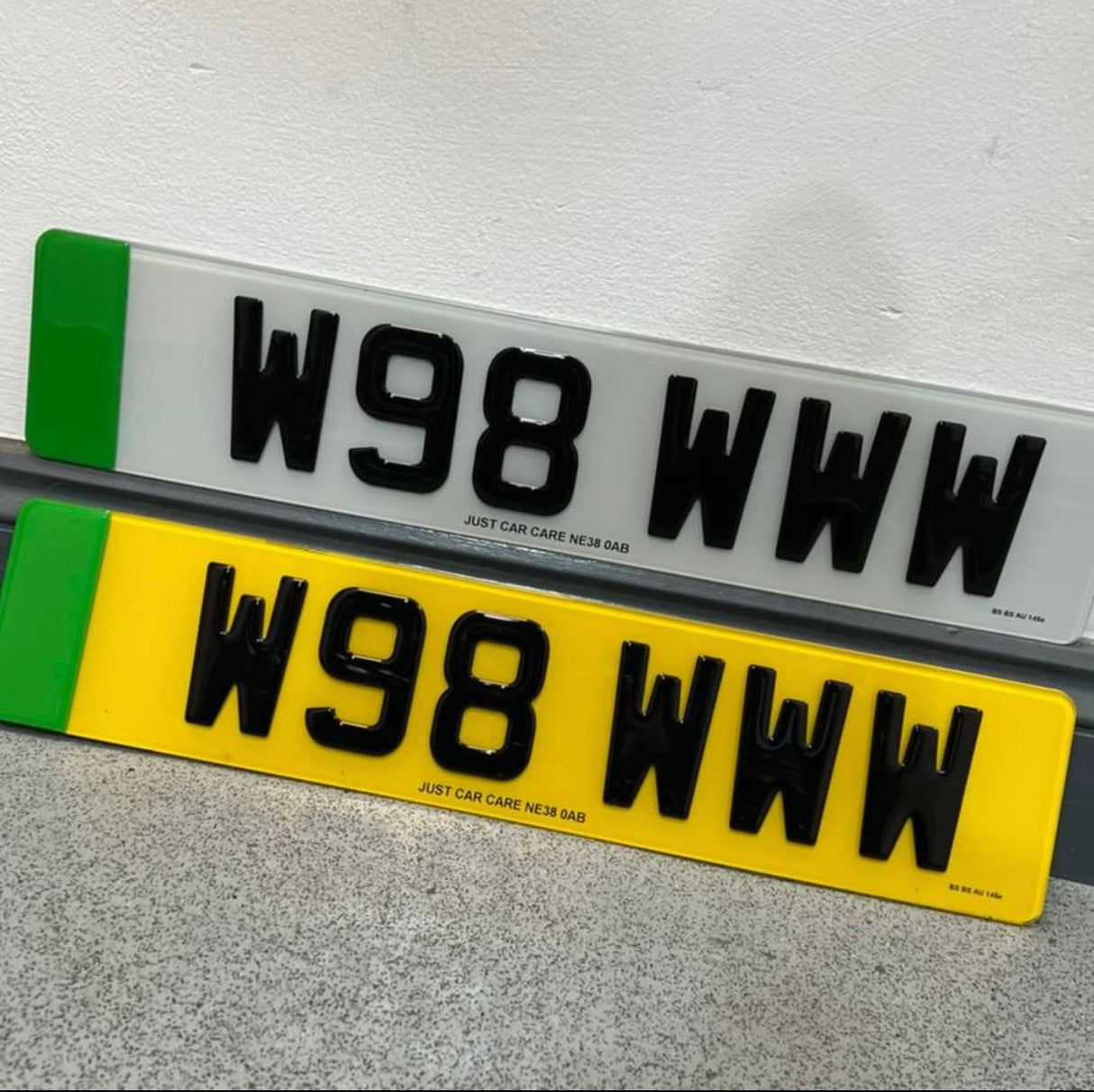 Electric Car Number Plate (EV)