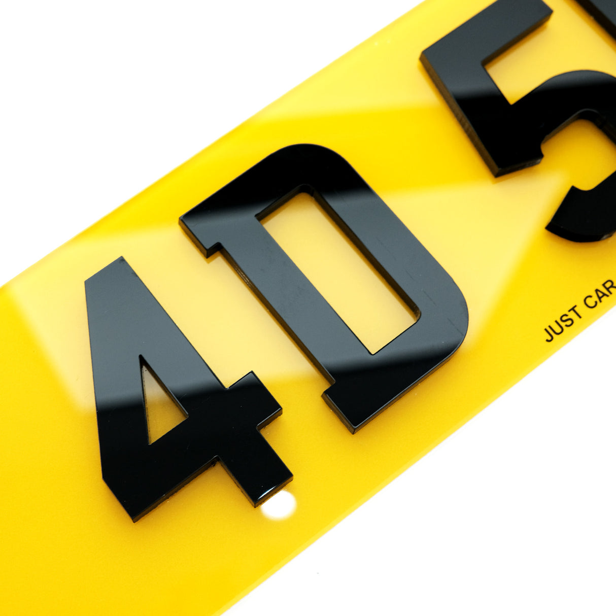 4D 5MM Number Plates