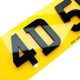 4D 5MM Number Plates