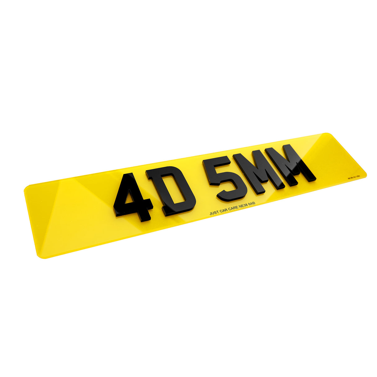 4D 5MM Number Plates