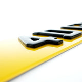 4D Gel Number Plates
