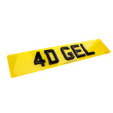 4D Gel Number Plates