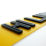 4D HiLine Number Plates
