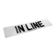 4D InLine Number Plates