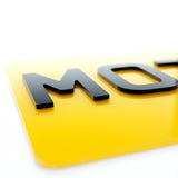 4D 3mm Motorbike Number Plate