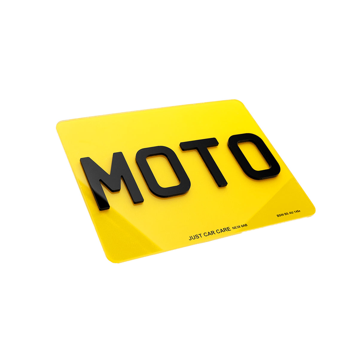 4D 3mm Motorbike Number Plate