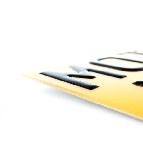 3D Gel Motorbike Number Plate | 9x7 Bike Plates