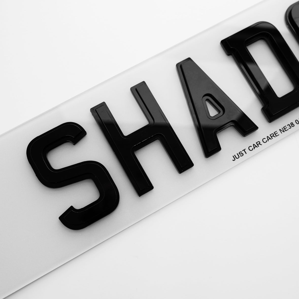 Shadow Number Plates