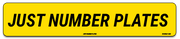 Just Number Plates | Printed, 3D Gel & 4D Number Plates