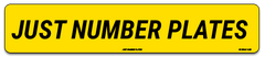 Just Number Plates | Printed, 3D Gel & 4D Number Plates