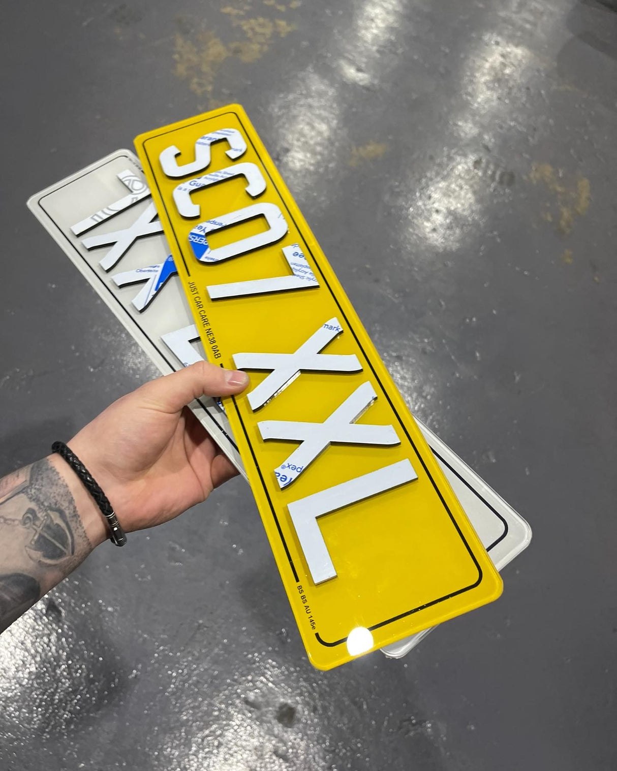 4D 3MM Number Plates